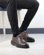 KAHVERENGİ DERİ ERKEK KLASİK AYAKKABI