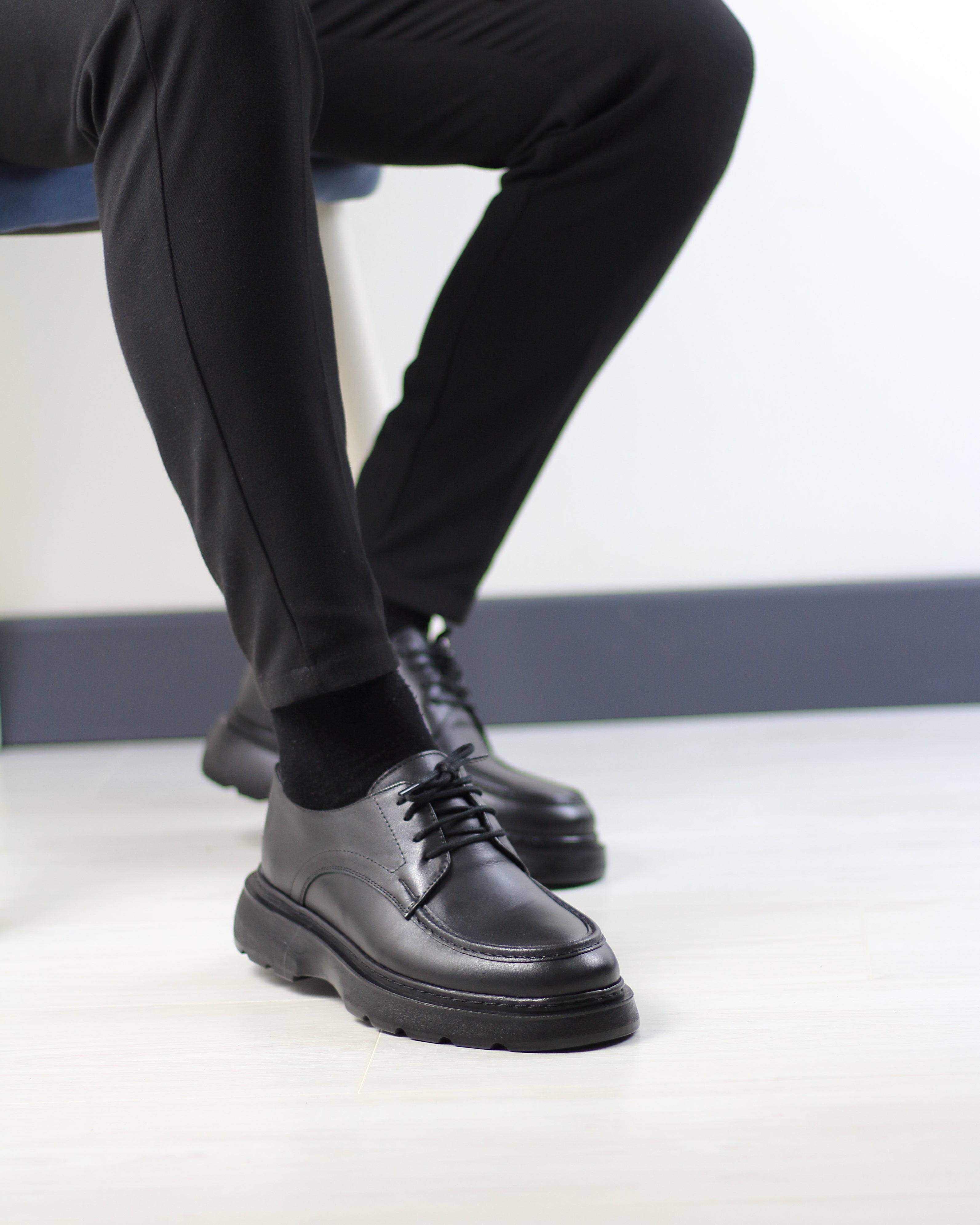 SİYAH DERİ ERKEK KLASİK AYAKKABI