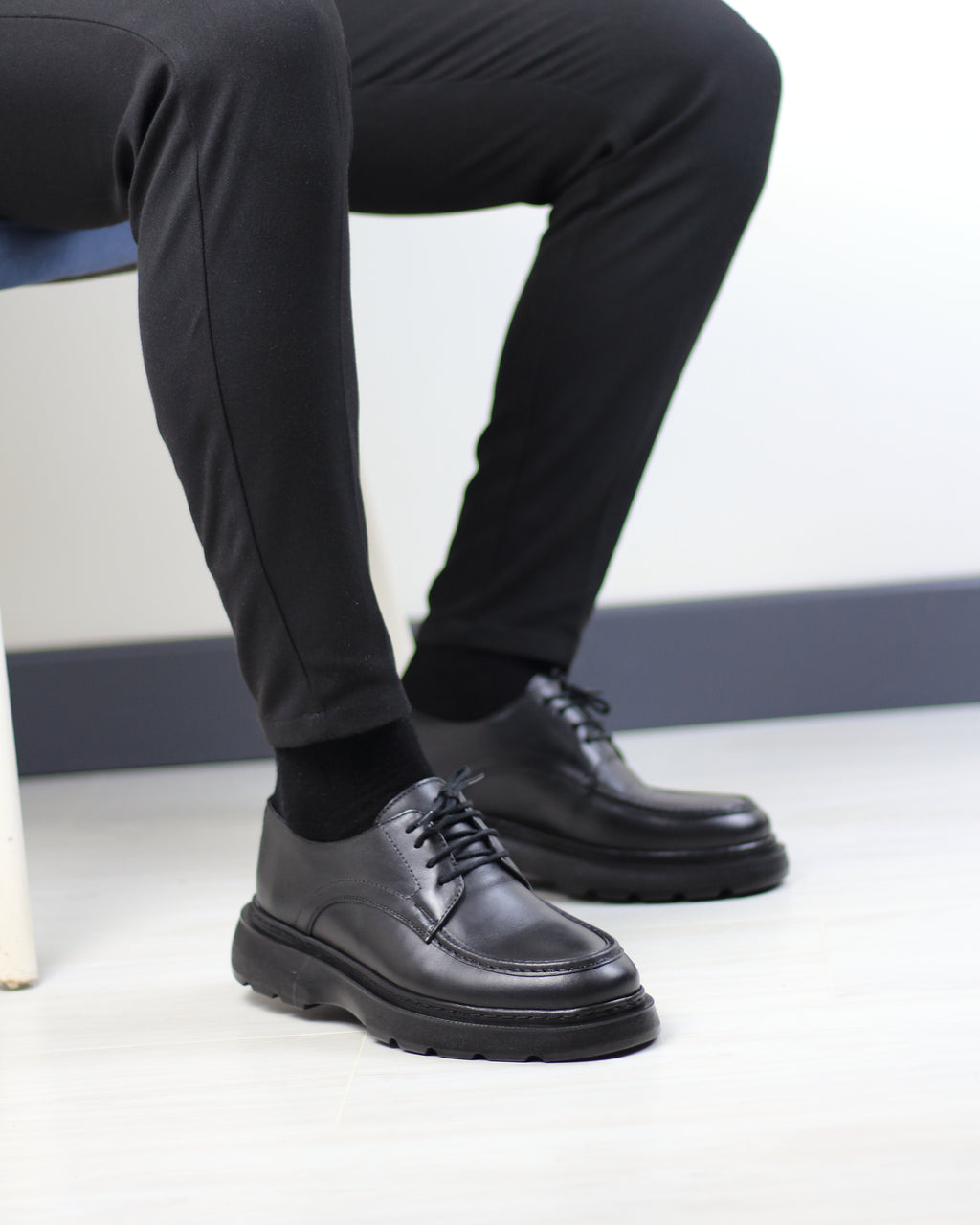 SİYAH DERİ ERKEK KLASİK AYAKKABI