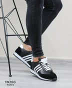 SİYAH DERİ ERKEK SPOR AYAKKABI