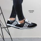 SİYAH DERİ ERKEK SPOR AYAKKABI